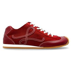 Loewe Ballet Runner non foderato in pelle di cervo e vitello a concia vegetale