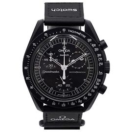 Autre Marque Bioceramic MoonSwatch Mission to the Moon New Moon Quartz Herrenuhr