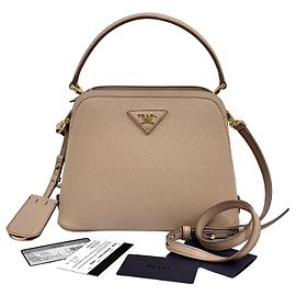 Prada Borsa Tote Piccola e Borsa a Tracolla Martine in Saffiano
