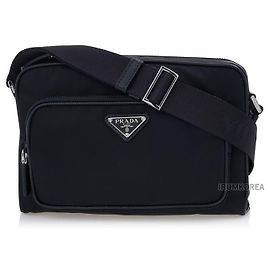 Prada Bolsa de Ombro Saffiano para Homens Small