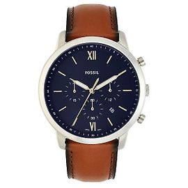 Autre Marque Orologio Cronografo in Pelle da Uomo (Neutra)