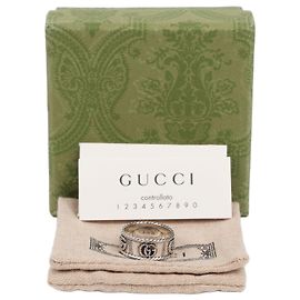 Gucci Anello Doppio in Argento Sterling