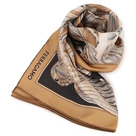 Salvatore Ferragamo Pañuelo de seda estampado
