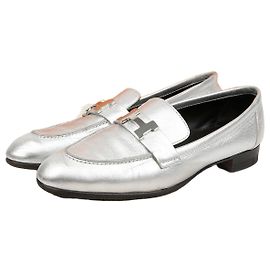 Mocassini Hermès Paris in pelle marrone