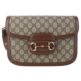 Gucci Bolsa de Ombro GG Supreme Horsebit
