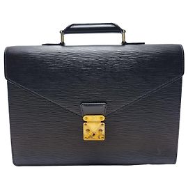 Louis Vuitton Custodia Documenti Epi Serviette Unisex (Top Grade, Ventiquattrore)
