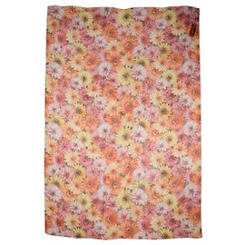 Dolce & Gabbana Châle étole écharpe en soie à fleurs multicolores