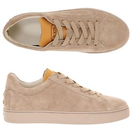 Tod's Sapatilhas de camurça rosa para mulher