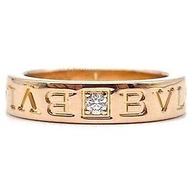 Anello Bulgari Diamond BB Oro Rosa