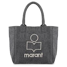 Petit sac cabas Isabel Marant noir en coton