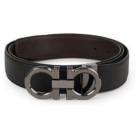 Salvatore Ferragamo Cintura Gancini reversibile e regolabile