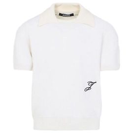 Polo in maglia Jacquemus Off White