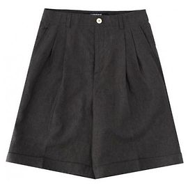 Calções Jacquemus Short Pastel Cinza Escuro Linho