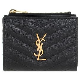 Autre Marque Porte-cartes zippé Monogram stamp: