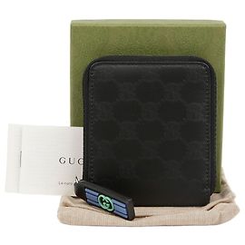 Gucci GG Crystal Zipper Wallet