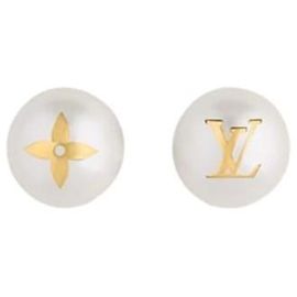 Louis Vuitton Pendientes My Mix Pearl Gold