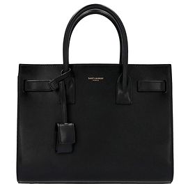 Autre Marque Borsa in pelle di vitello nera