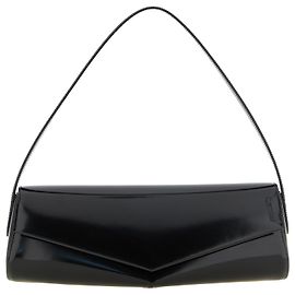 Jil Sander Borsa a tracolla in vitello nero