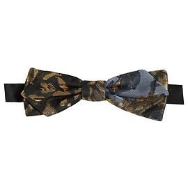 Dolce & Gabbana Papillon regolabile in jacquard multicolore da uomo