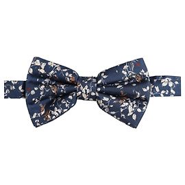 Dolce & Gabbana Papillon regolabile da uomo, blu navy floreale