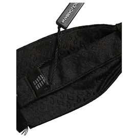 Dolce & Gabbana Papillon regolabile da uomo grigio scuro in seta