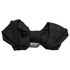 Dolce & Gabbana Papillon regolabile da uomo in % seta, nero