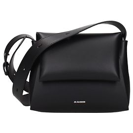 Jil Sander Borsa a tracolla in pelle nera