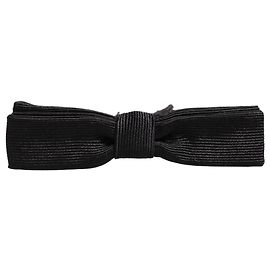 Dolce & Gabbana Papillon regolabile in seta nera da uomo