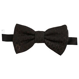 Dolce & Gabbana Papillon regolabile da uomo, marrone, % seta
