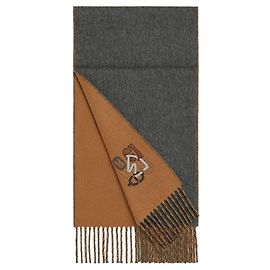 Hermès Sciarpa in cashmere reversibile