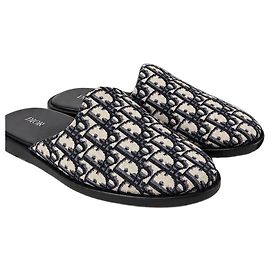 Dior Mule in jacquard Oblique beige e nero