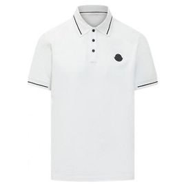 Moncler Polo en coton avec écusson logo