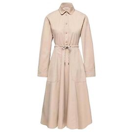Moncler Vestido camisa midi de popelín