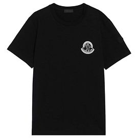 Moncler T-shirt in jersey di cotone con logo