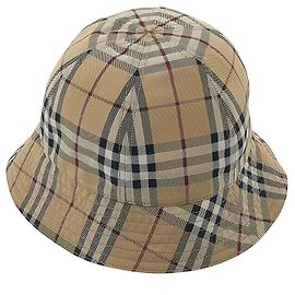 Burberry Vintage Nylon Bucket Hat kariert