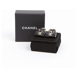 Pendientes Chanel Chain Bag marrones