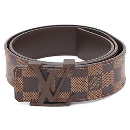 Louis Vuitton Damier Ebene LV Initials Gürtel für Herren