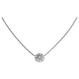 Dior Anhängerhalskette aus Weißgold mit Diamant-Windrose für Damen