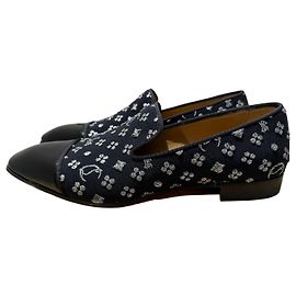 Christian Louboutin Dandelion Mocassini Bassi Nero Monogram