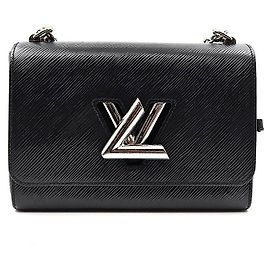 Louis Vuitton Epi Twist MM in pelle nera