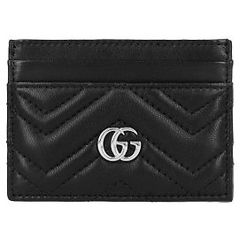 Gucci Portacarte donna Wallet Matelassé Marmont GG