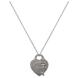 Tiffany & Co Collier Return to Heart Tag Silver