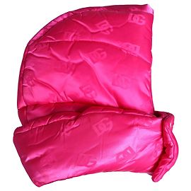Dolce & Gabbana Chapéu wrap total para homem com logo impresso rosa
