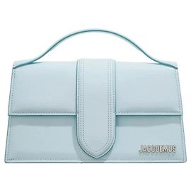 Jacquemus Borsa a mano Le Grand Bambino in pelle azzurro pallido