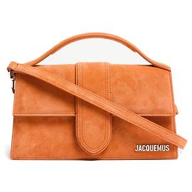 Jacquemus Borsa Le Grand Bambino in pelle Terracotta
