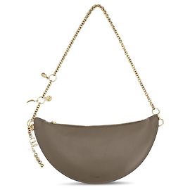 Chloé Borsa a tracolla Bos Taurus in pelle di vitello grigia