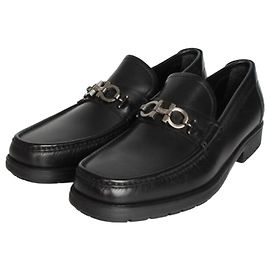 Salvatore Ferragamo Mocassini Gancini da uomo Nero