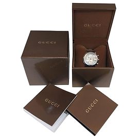 Gucci Orologio Cronografo in Acciaio da Uomo