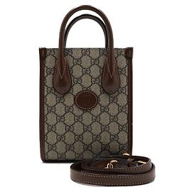 Gucci GG Supreme Mini Tote Bag und Schultertasche