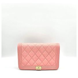 Chanel Boy WOC Caviar Pink Series